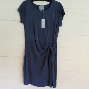Skies are Blue Side Twisted Knot Dress